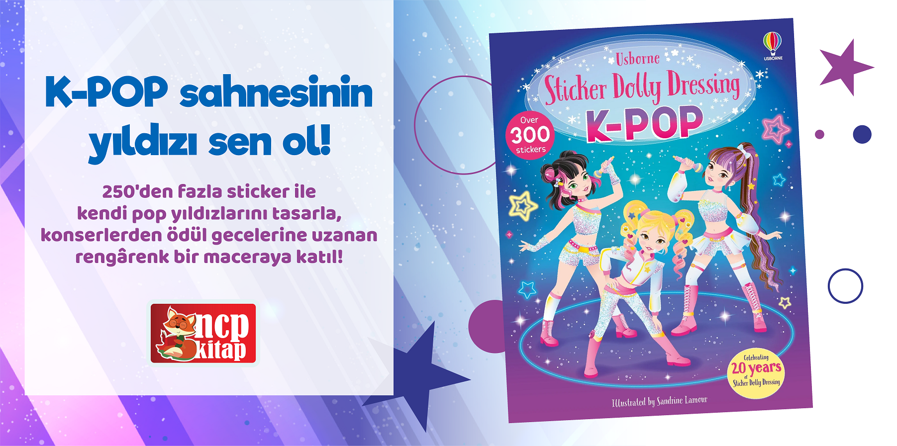 Usborne Sticker Dolly Dressing K-POP