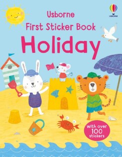 First Sticker Book Holiday - Usborne