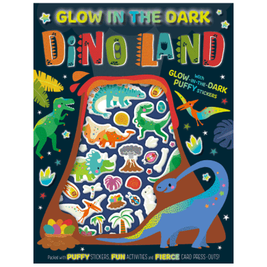Glow in the Dark Dino Land Activity Book - 1